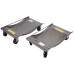 WDK-80322 Тележка транспортировочная под колеса автомобиля, г/п 450 кг, 2 шт, WiederKraft