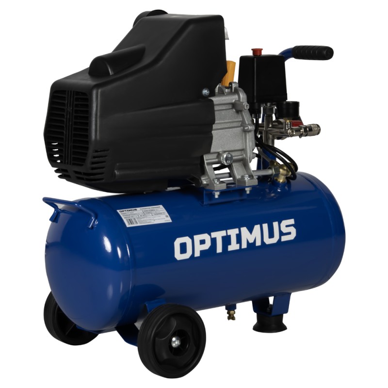 OPT-302430 Компрессор поршневой, 300 л/мин, 2.2 КВт, 220 В, ресивер 24 л, OPTIMUS OPT-302430 Компрессор поршневой, 300 л/мин, 2.2 КВт, 220 В, ресивер 24 л, OPTIMUS
