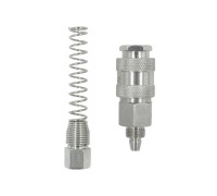 OPT-720SPS Соединение быстросъемное пневматическое с пружинкой, резьба 1/4"