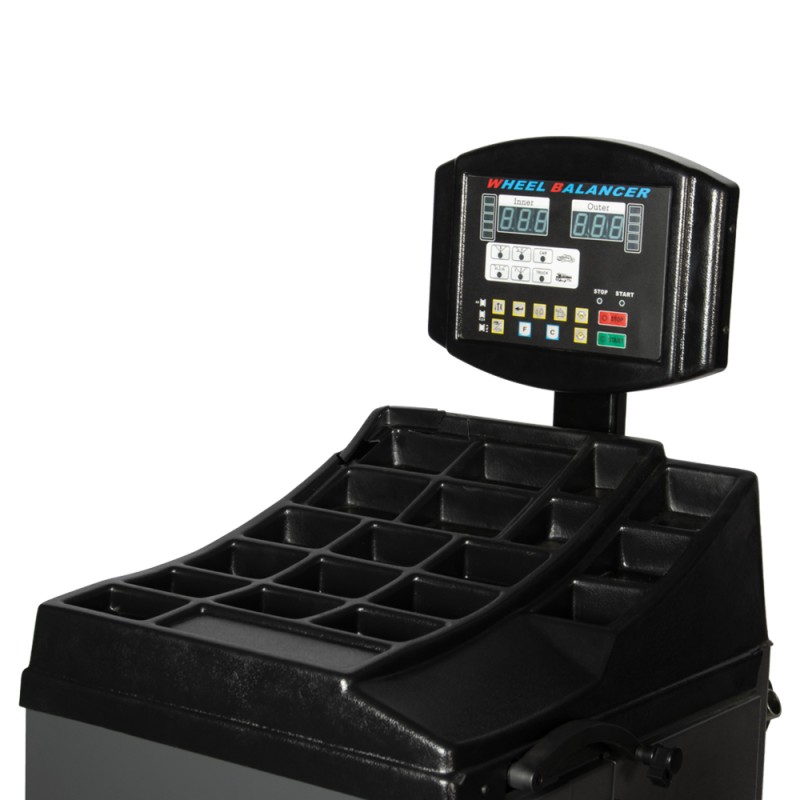 WDK-706422 Грузовой балансировочный стенд для грузовых колёс с ручным вводом параметров, WiederKraft WDK-706422 Грузовой балансировочный стенд для грузовых колёс с ручным вводом параметров, WiederKraft