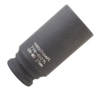 WDK-710-4027L Головка торцевая ударная глубокая 1/2", 6 граней, 27 мм