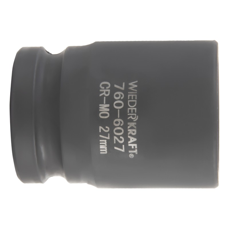 WDK-760-6027 Головка ударная 3/4", 6 граней, 27 мм, WiederKraft WDK-760-6027 Головка ударная 3/4", 6 граней, 27 мм, WiederKraft