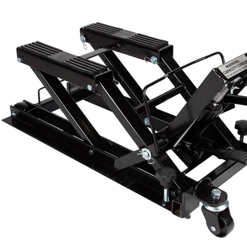 WDK-86101 Мотодомкрат подкатной гидравлический, г/п 0.7 т, высота подъёма 430 мм