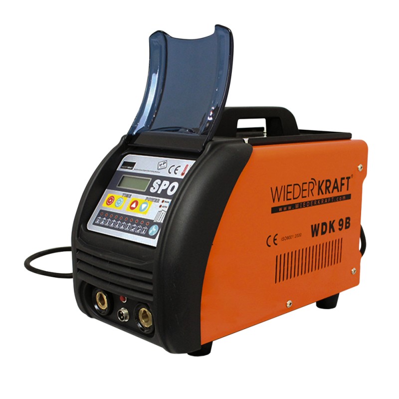 WDK-9B Многофункциональный споттер 220В, 14кВА, 40А, сварочный ток 3800А, с тележкой WDK-1331, WiederKraft WDK-9B Многофункциональный споттер 220В, 14кВА, 40А, сварочный ток 3800А, с тележкой WDK-1331, WiederKraft