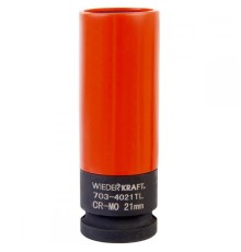 WDK-703-4021L Головка торцевая ударная тонкостенная 1/2", 6 граней, 21 мм
