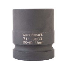 WDK-711-8033 Головка торцева ударная 1", 6 граней, 33 мм