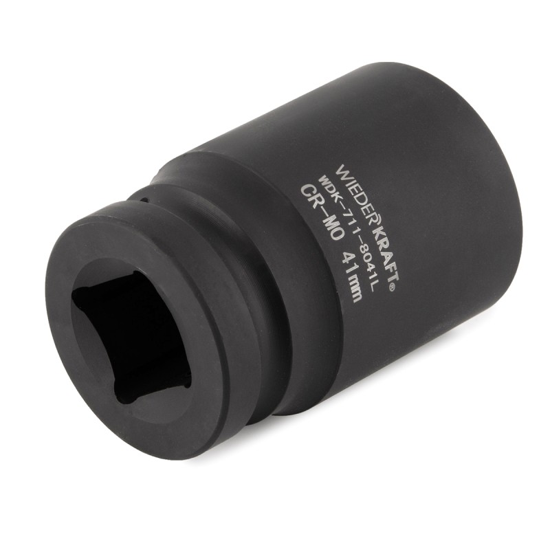 WDK-711-8041L Головка торцева ударная глубокая 1", 6 граней, 41 мм, WiederKraft