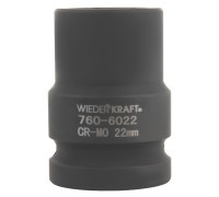 WDK-760-6022 Головка ударная 3/4", 6 граней, 22 мм