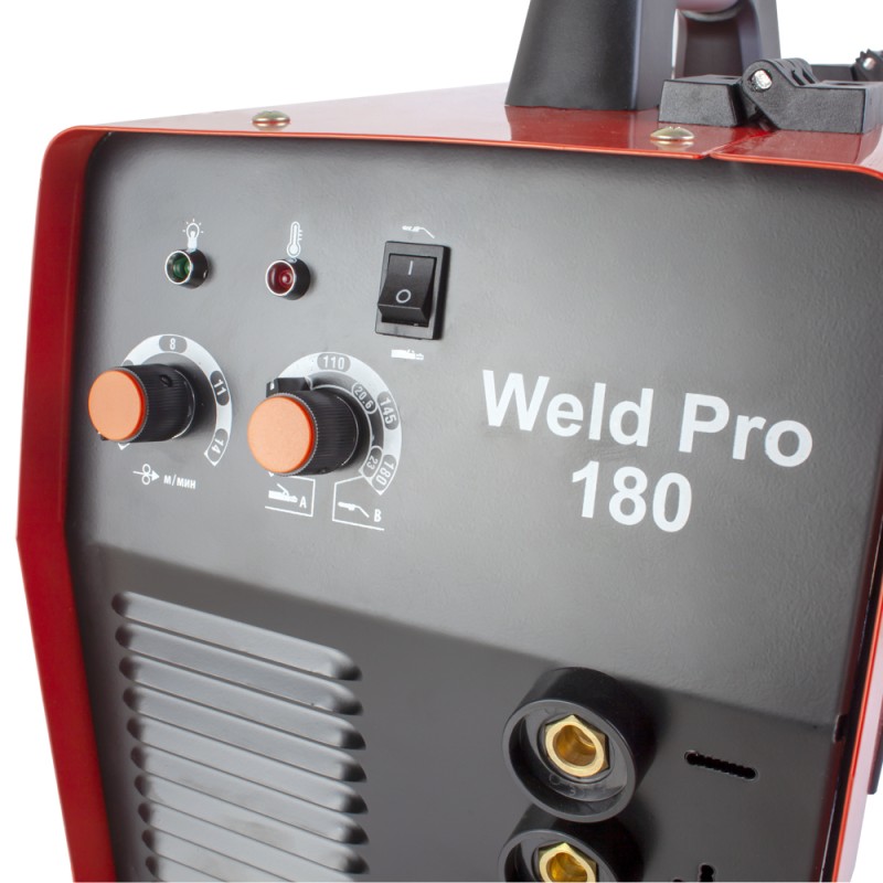 Weld Pro 180  Сварочный аппарат инверторный 180A, 220В  MIG/MAG/MMA, WiederKraft