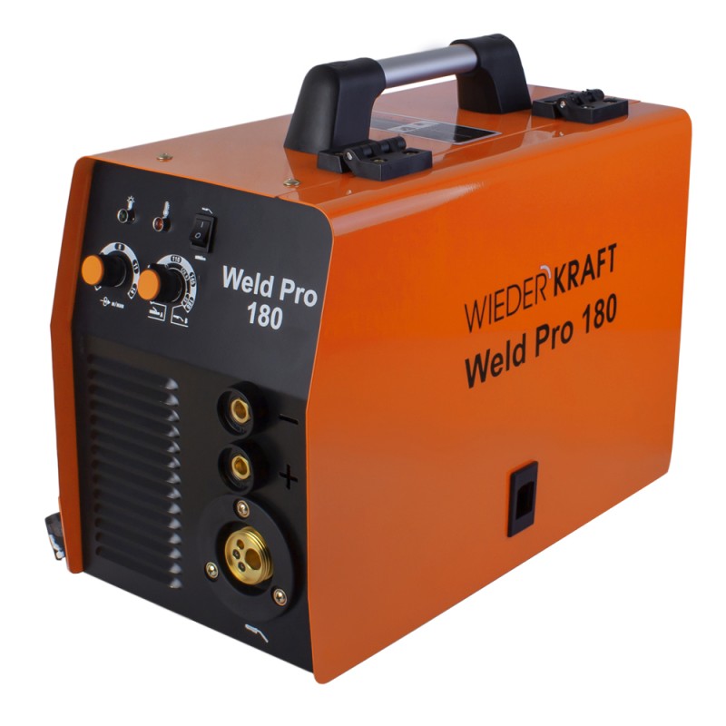 Weld Pro 180  Сварочный аппарат инверторный 180A, 220В  MIG/MAG/MMA, WiederKraft