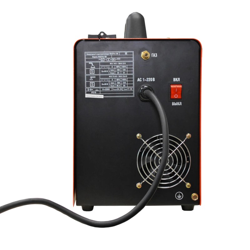 Weld Pro 180  Сварочный аппарат инверторный 180A, 220В  MIG/MAG/MMA, WiederKraft