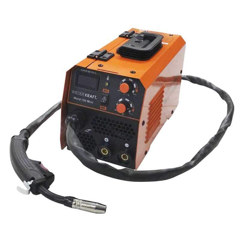 Weld 150 Mini Сварочный аппарат, MIG/MAG 150А, 220В, WiederKraft Weld 150 Mini Сварочный аппарат, MIG/MAG 150А, 220В, WiederKraft