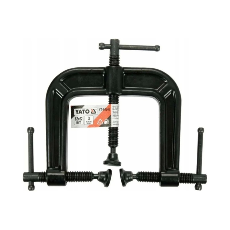 Трёхвинтовая струбцина YATO YT-64242