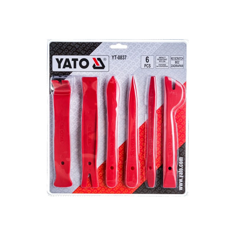 Набор съемников панелей салона 6пр YATO YT-0837