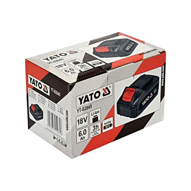 Аккумулятор YATO 18 В, 6.0 Ач, Li-ion YATO YT-828464