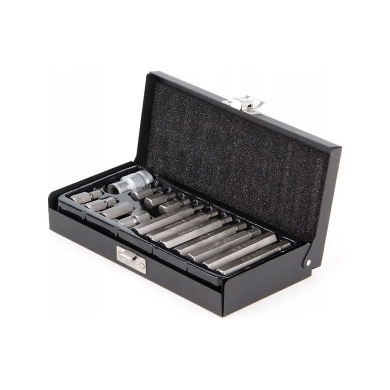 Набор специальных бит "НЕХ" с переходником 15 предм. YATO YT-0413