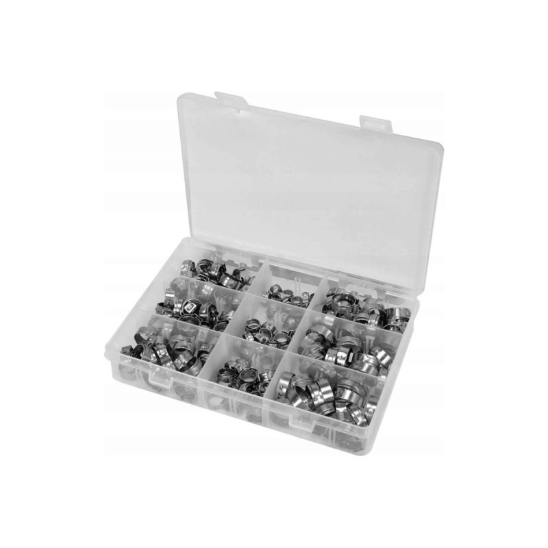 Набор хомутов для шлангов с проушинами 175 штук  YATO YT-06784