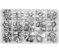 Набор хомутов для шлангов с проушинами 175 штук  YATO YT-06784