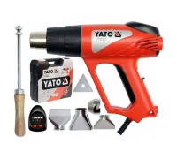 Фен технический 2000Вт. в наборе 70~550°C YATO YT-82292