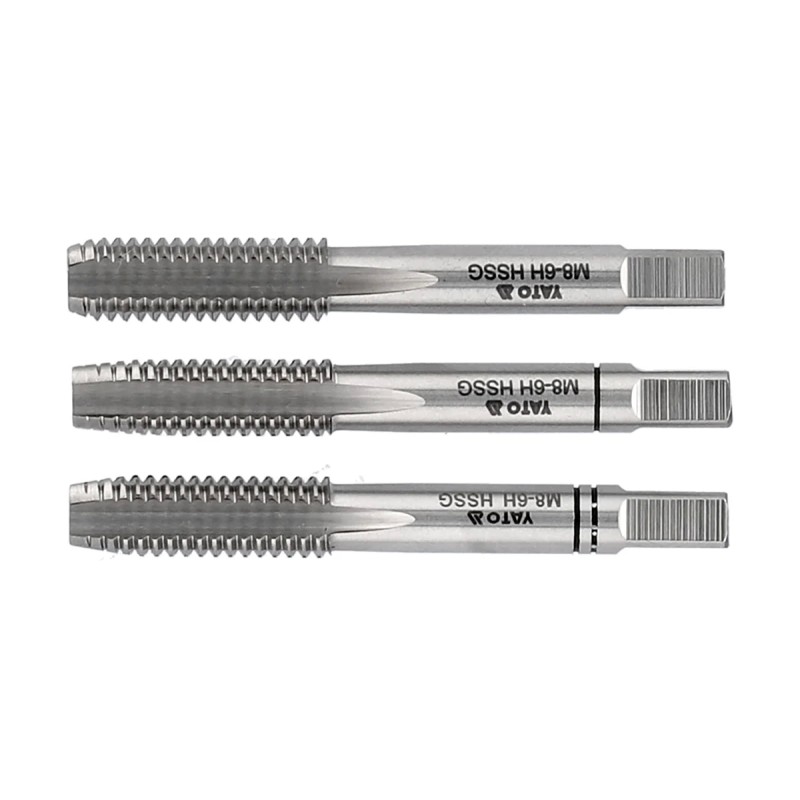 Метчик М8х1,25 - 3шт.HSS М2 YATO YT-2935