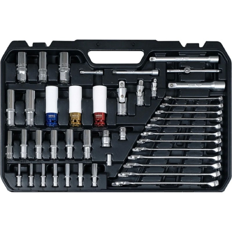 Набор инструментов 178 шт. 1/4" 3/8" 1/2" YATO YT-38850