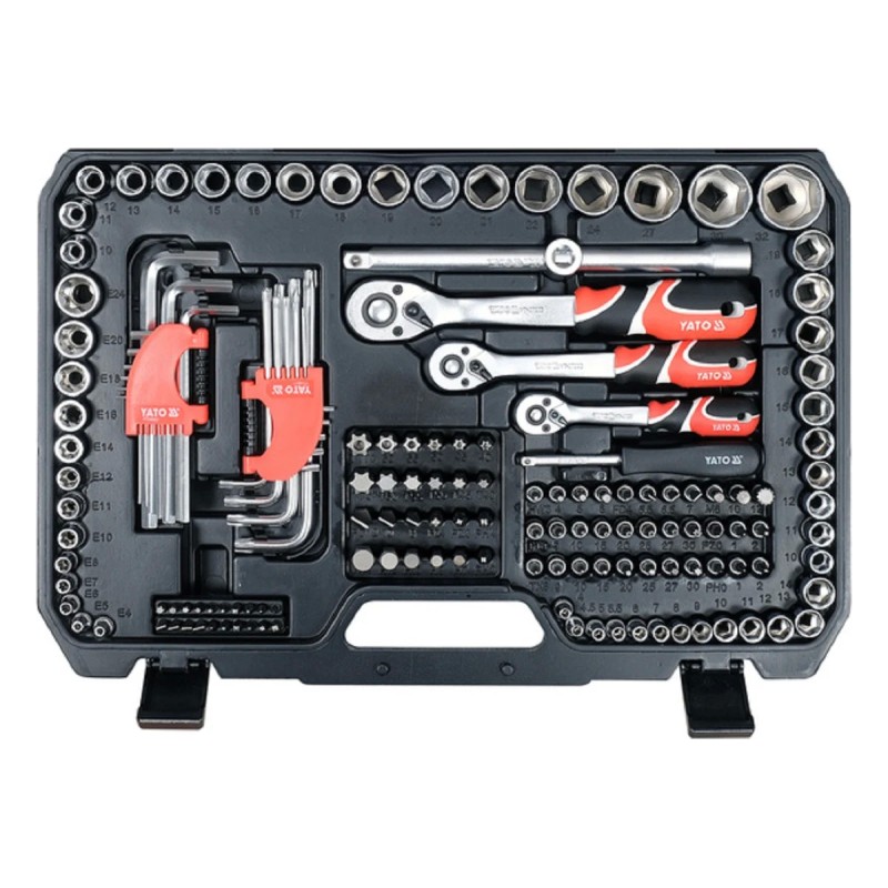 Набор инструментов 178 шт. 1/4" 3/8" 1/2" YATO YT-38850