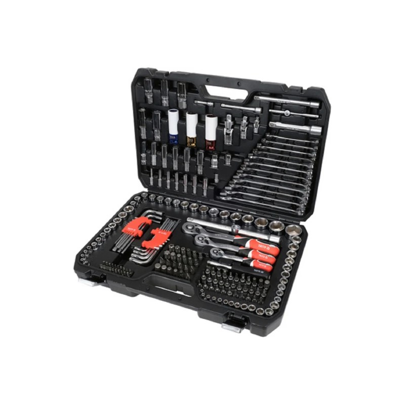 Набор инструментов 178 шт. 1/4" 3/8" 1/2" YATO YT-38850