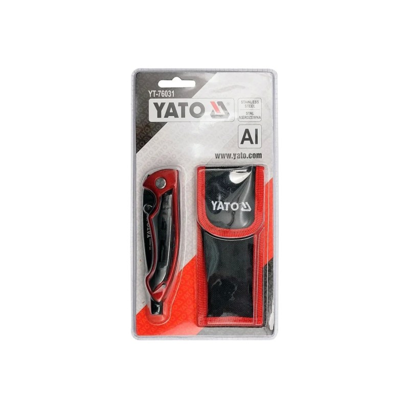 Нож складной с битами YATO YT-76031