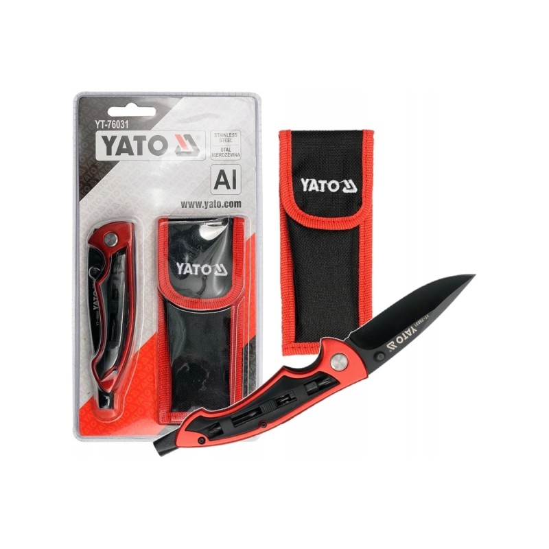 Нож складной с битами YATO YT-76031