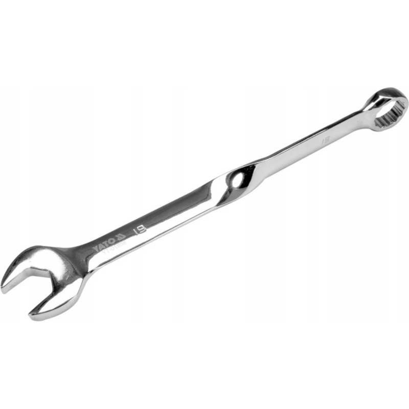 Изогнутый закрученный гаечный ключ 19мм YATO YT-01858