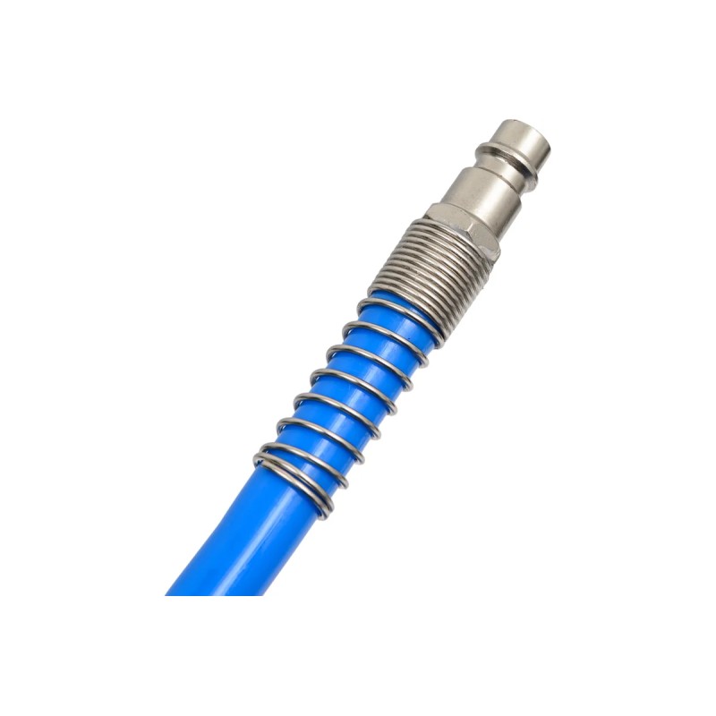 Спиральный шланг PU с быстросъёмным соединением 8X12х10м YATO YT-24208