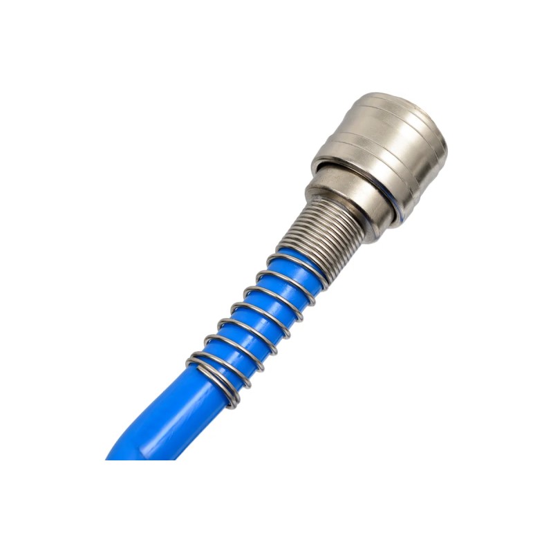 Спиральный шланг PU с быстросъёмным соединением 8X12х10м YATO YT-24208