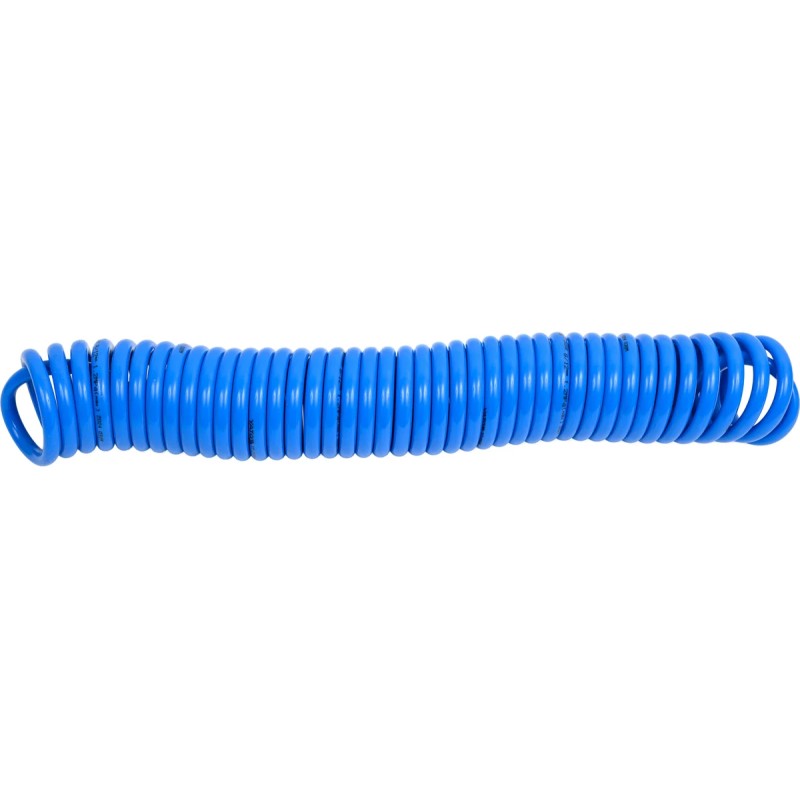 Спиральный шланг PU с быстросъёмным соединением 8X12х10м YATO YT-24208