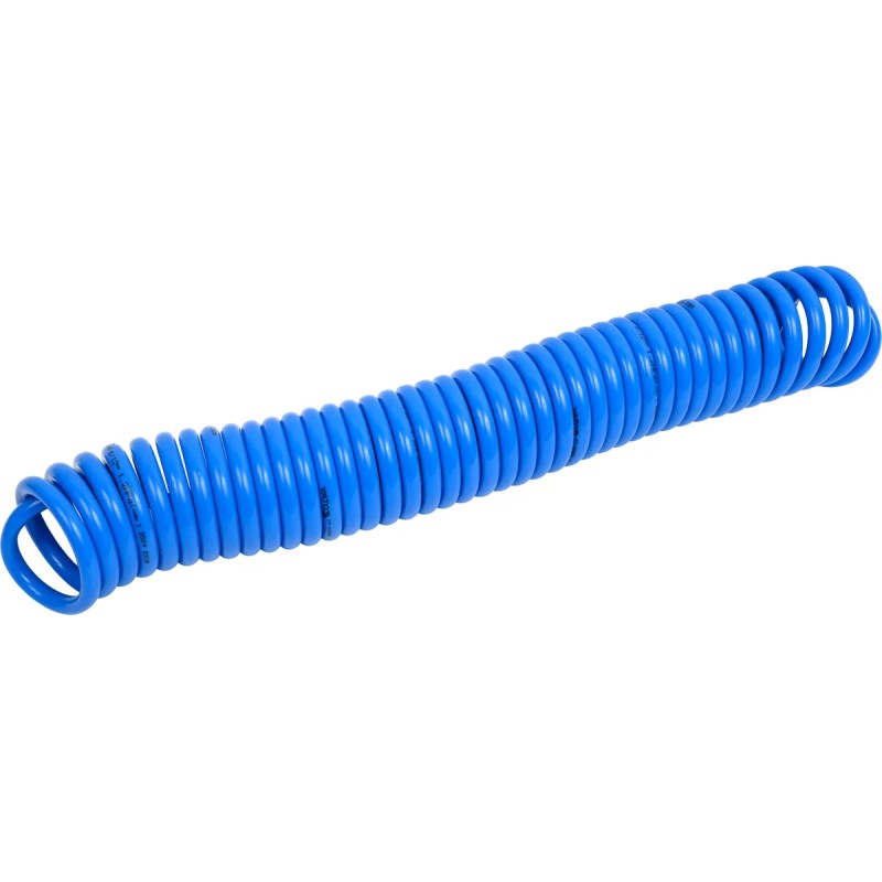 Спиральный шланг PU с быстросъёмным соединением 8X12х10м YATO YT-24208