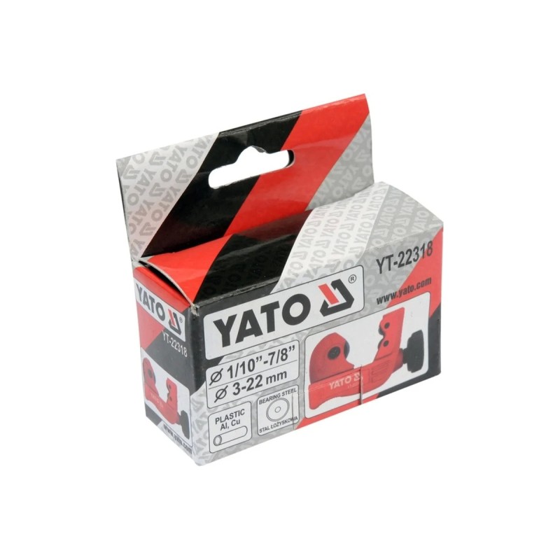 Труборез для медных труб 3-22 мм. YATO YT-22318