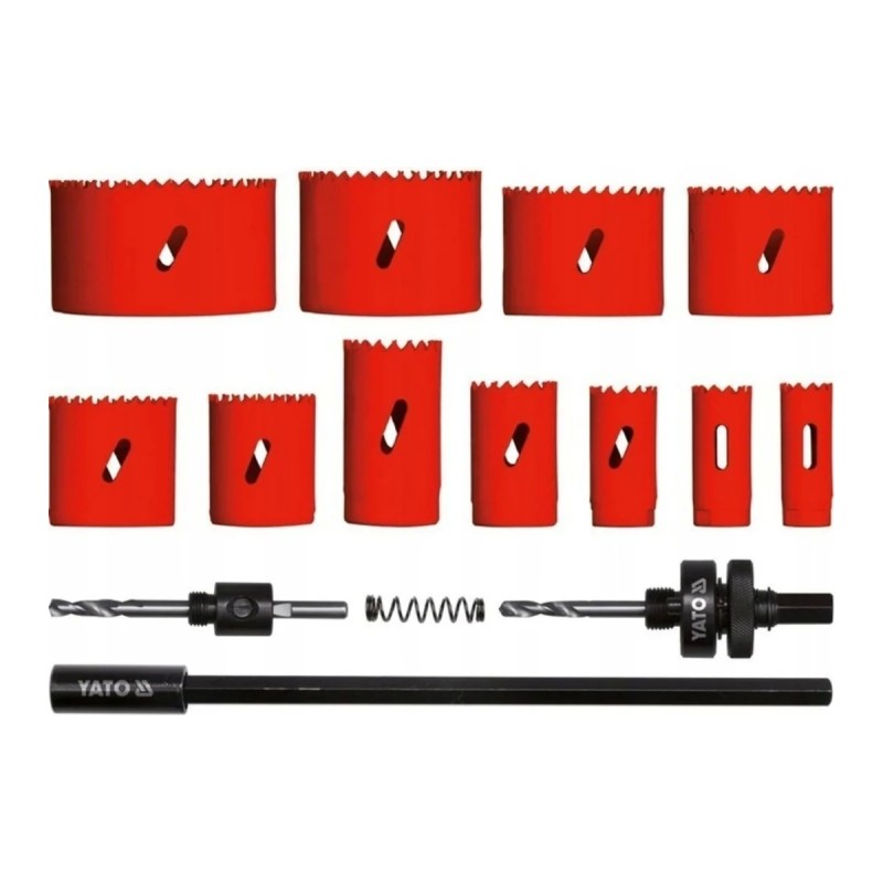 Универсальный набор кольцевых пил 15пр. 19-76мм YATO YT-3381