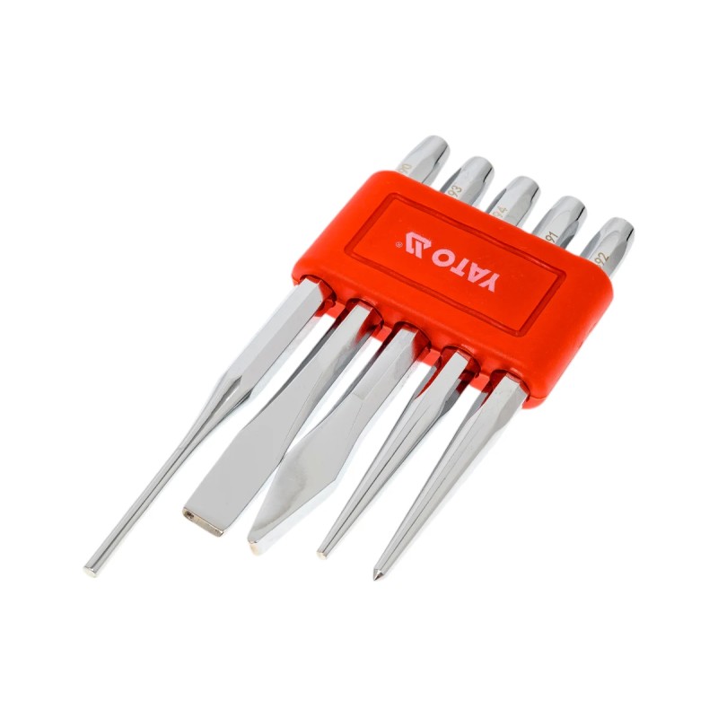 Зубила и керны в наборе 5пр YATO YT-4695