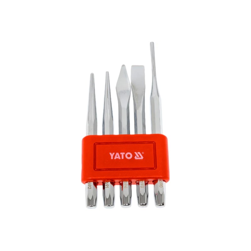 Зубила и керны в наборе 5пр YATO YT-4695