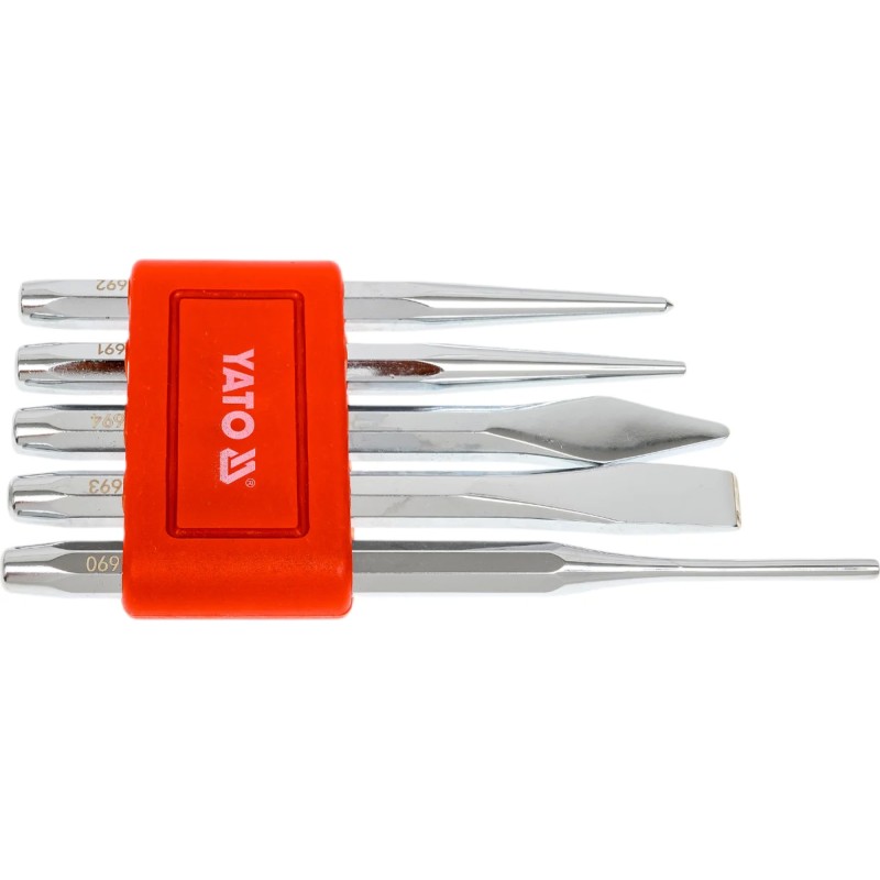 Зубила и керны в наборе 5пр YATO YT-4695