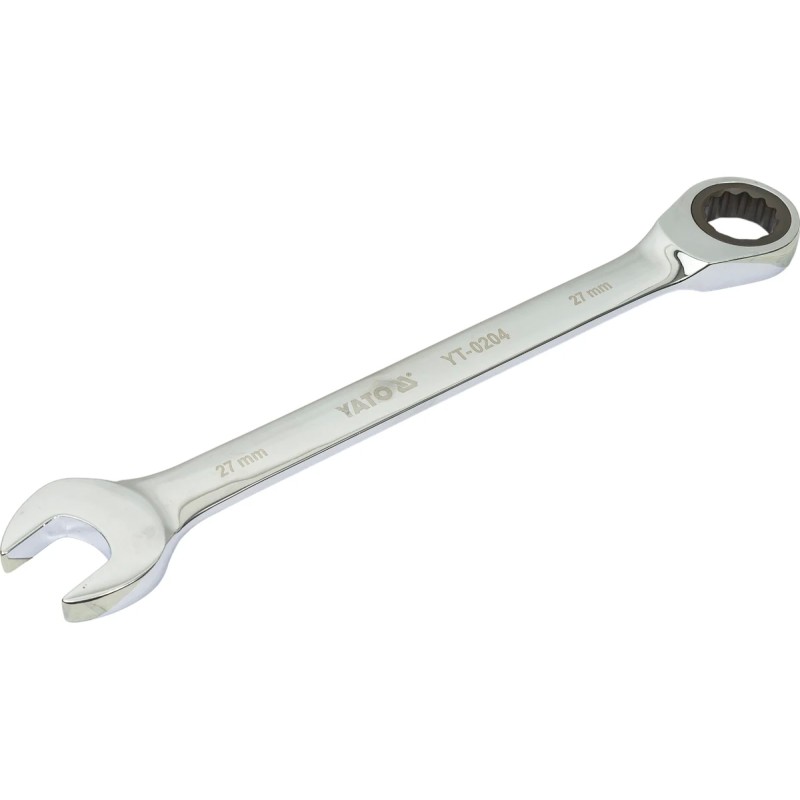 Ключ комбинированный с трещоткой 27мм YATO YT-0204