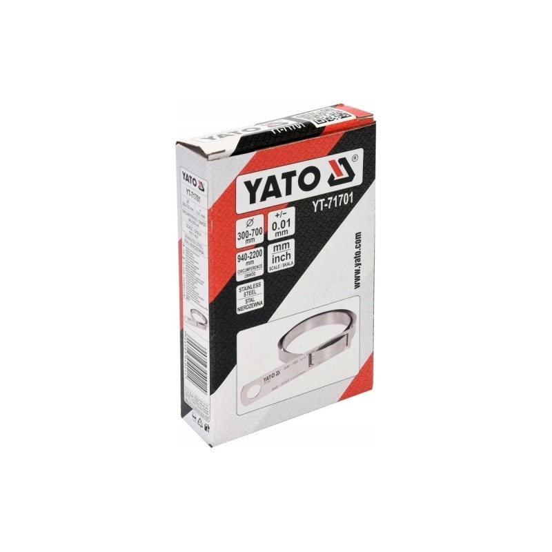 Циркометр для измерения длины окружности и диаметра YATO YT-71701