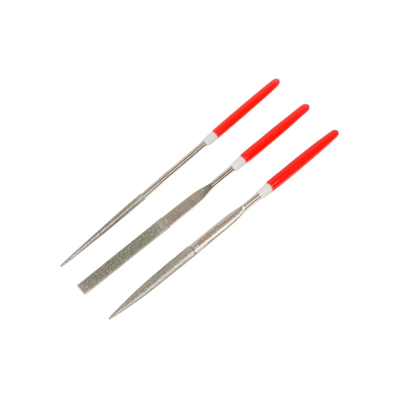 Надфили алмазные в наборе 3х140х50мм 3пр. YATO YT-6143