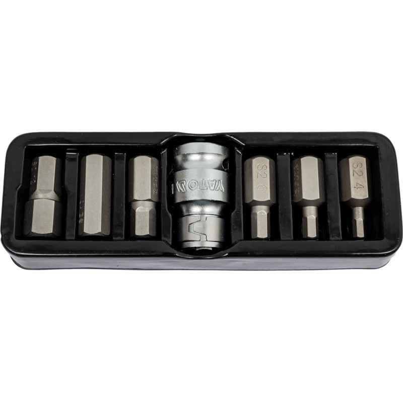 Набор специальных бит "НЕХ" с переходником 7 предм. YATO YT-0412