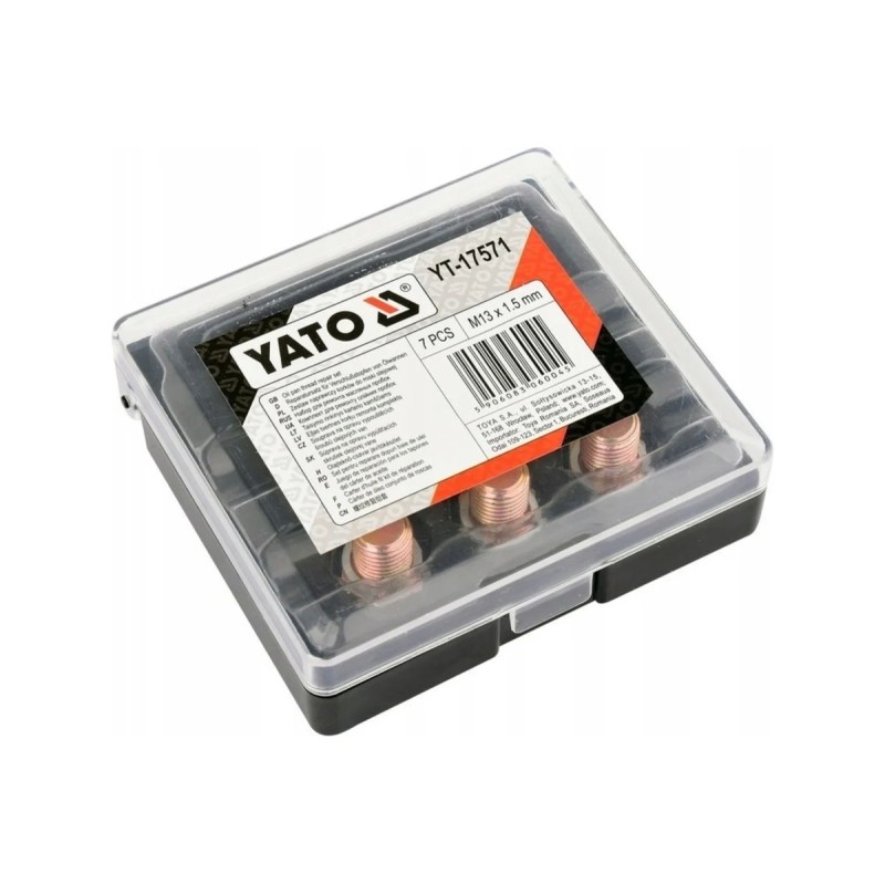 Набор для ремонта масляных пробок М13х1,5мм YATO YT-17571
