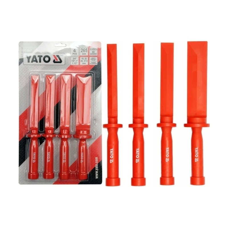 Набор пластмассовых шаберов 4пр. YATO YT-0847