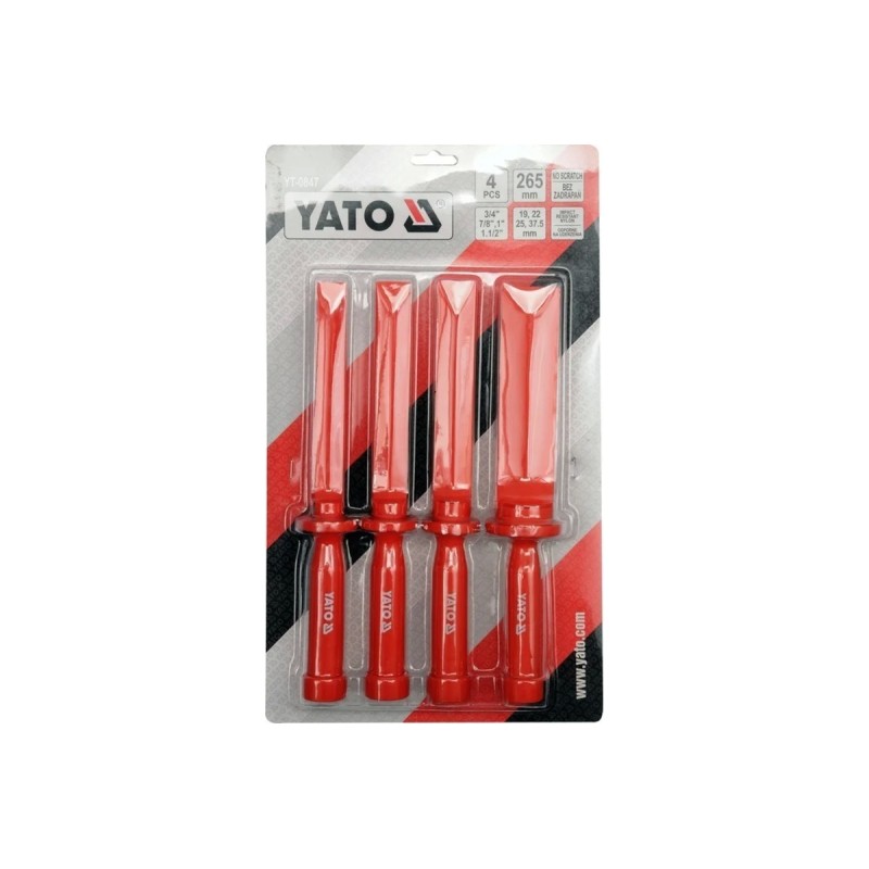 Набор пластмассовых шаберов 4пр. YATO YT-0847