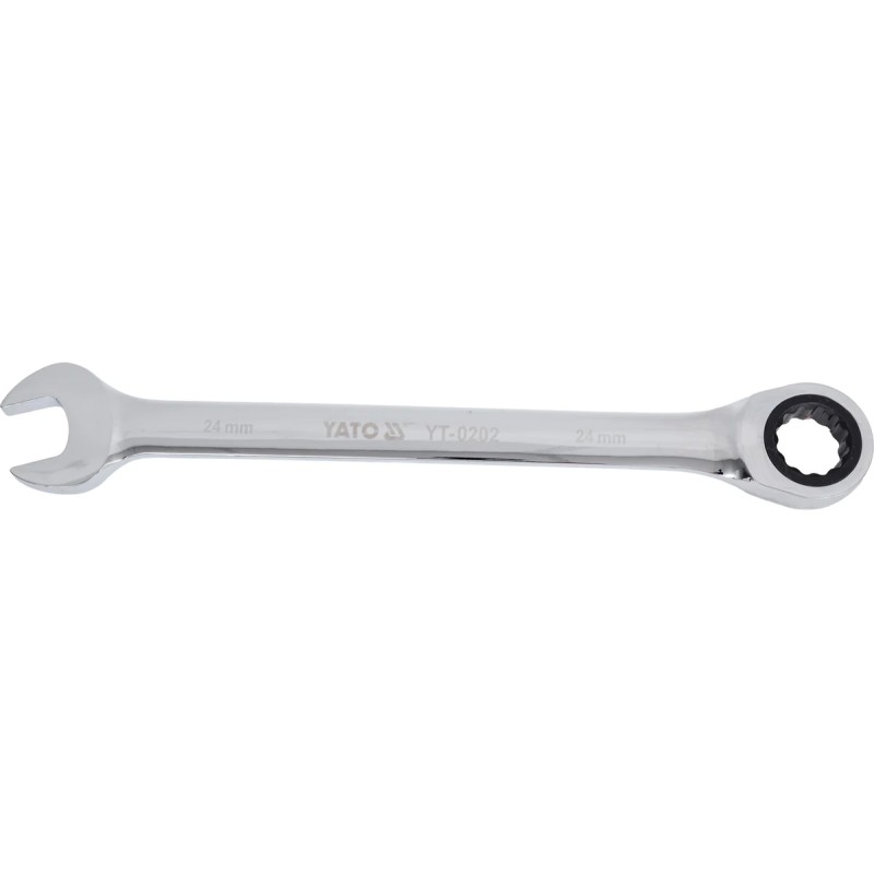 Ключ комбинированный с трещоткой 24мм YATO YT-0202