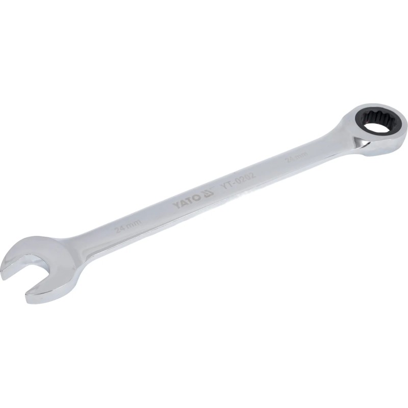 Ключ комбинированный с трещоткой 24мм YATO YT-0202
