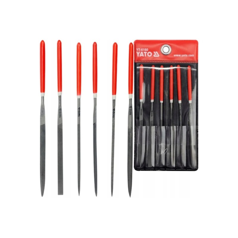Набор надфилей 140х65мм 6пр YATO YT-6160