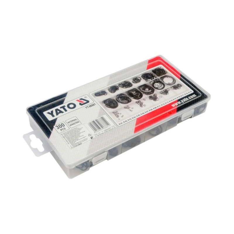 Кольца стопорные внутренние 300шт YATO YT-06881